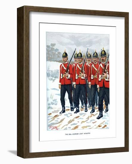 The 69th Durham Light Infantry, C1890-Geoffrey Douglas Giles-Framed Giclee Print