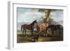 The 6th Duke's Favourite Hunters and Dogs, 1857-John E. Ferneley-Framed Giclee Print