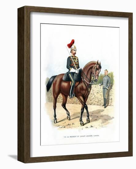 The 6th Regiment of Cavalry (Hussars, Canad), C1890-H Bunnett-Framed Giclee Print