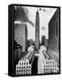 The 70-Story RCA Building Towers Over the City Complex of Rockefeller Center-null-Framed Stretched Canvas