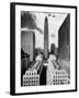 The 70-Story RCA Building Towers Over the City Complex of Rockefeller Center-null-Framed Premium Photographic Print
