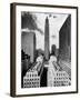 The 70-Story RCA Building Towers Over the City Complex of Rockefeller Center-null-Framed Photographic Print