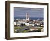 The 75M Tall Steeple and Vast Modernist Church of Hallgrimskirkja, Reykjavik, Iceland-Gavin Hellier-Framed Photographic Print