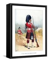The 79th Queen's Own Cameron Highlanders, C1890-Frank Teller-Framed Stretched Canvas