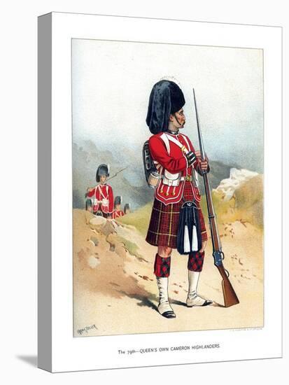 The 79th Queen's Own Cameron Highlanders, C1890-Frank Teller-Stretched Canvas