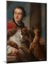 The 7Th Earl of Northampton, 1758 (Oil on Canvas)-Pompeo Girolamo Batoni-Mounted Giclee Print