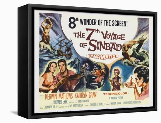 The 7th Voyage of Sinbad, 1958-null-Framed Stretched Canvas
