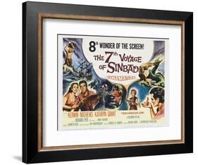 The 7th Voyage of Sinbad, 1958-null-Framed Art Print