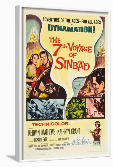 THE 7TH VOYAGE OF SINBAD (aka THE SEVENTH VOYAGE OF SINBAD)-null-Framed Art Print