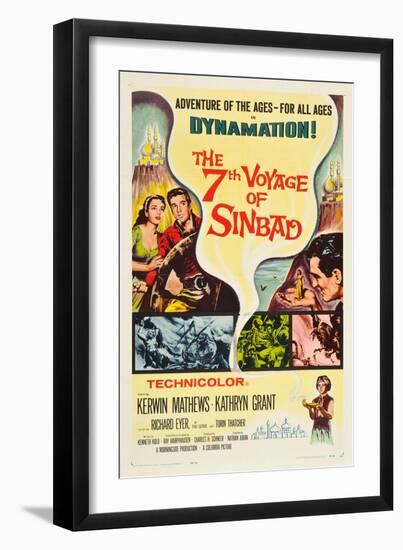 THE 7TH VOYAGE OF SINBAD (aka THE SEVENTH VOYAGE OF SINBAD)-null-Framed Art Print