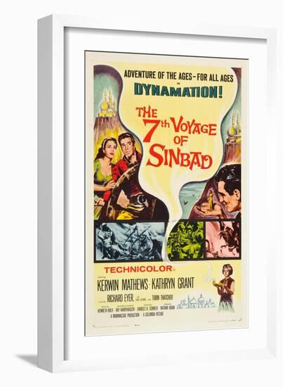 THE 7TH VOYAGE OF SINBAD (aka THE SEVENTH VOYAGE OF SINBAD)-null-Framed Art Print