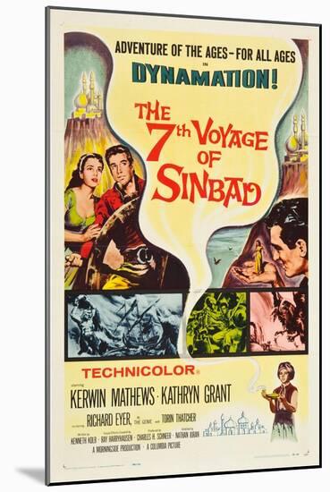 THE 7TH VOYAGE OF SINBAD (aka THE SEVENTH VOYAGE OF SINBAD)-null-Mounted Art Print