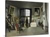 The, 9 Rue de la Condamine Artist's Studio-Frederic Bazille-Stretched Canvas