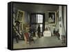 The, 9 Rue de la Condamine Artist's Studio-Frederic Bazille-Framed Stretched Canvas