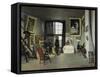 The, 9 Rue de la Condamine Artist's Studio-Frederic Bazille-Framed Stretched Canvas