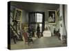 The, 9 Rue de la Condamine Artist's Studio-Frederic Bazille-Stretched Canvas