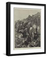 The 92nd (Gordon) Highlanders Skirmishing-Richard Caton Woodville II-Framed Giclee Print