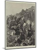 The 92nd (Gordon) Highlanders Skirmishing-Richard Caton Woodville II-Mounted Giclee Print