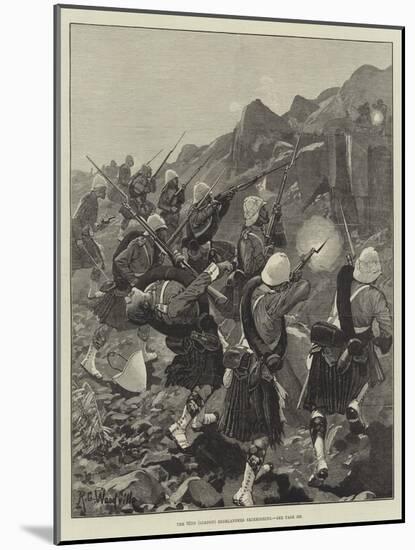 The 92nd (Gordon) Highlanders Skirmishing-Richard Caton Woodville II-Mounted Giclee Print