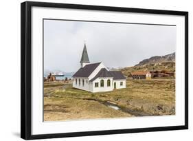 The Abandoned and Recently Restored Whaling Station at Grytviken-Michael Nolan-Framed Photographic Print