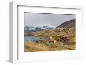 The Abandoned and Recently Restored Whaling Station at Grytviken-Michael Nolan-Framed Photographic Print