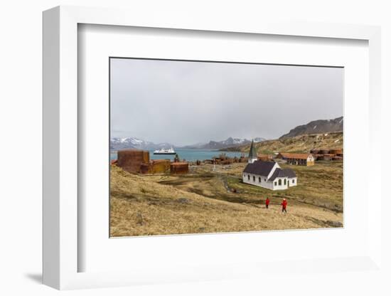 The Abandoned and Recently Restored Whaling Station at Grytviken-Michael Nolan-Framed Photographic Print