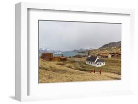 The Abandoned and Recently Restored Whaling Station at Grytviken-Michael Nolan-Framed Photographic Print