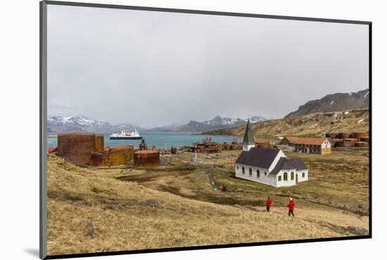 The Abandoned and Recently Restored Whaling Station at Grytviken-Michael Nolan-Mounted Photographic Print