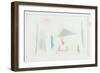 The Abandoned House, 1929-Paul Klee-Framed Giclee Print