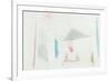 The Abandoned House; Brennendes Haus-Paul Klee-Framed Giclee Print