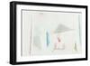 The Abandoned House; Brennendes Haus-Paul Klee-Framed Giclee Print