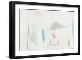 The Abandoned House; Brennendes Haus-Paul Klee-Framed Giclee Print