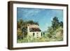 The Abandoned House; La Maison Abandonee, 1887-Alfred Sisley-Framed Giclee Print