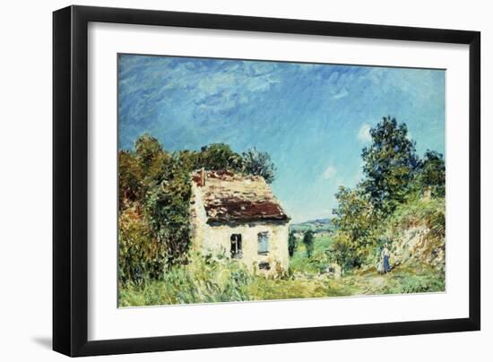 The Abandoned House; La Maison Abandonee, 1887-Alfred Sisley-Framed Giclee Print