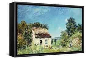 The Abandoned House; La Maison Abandonee, 1887-Alfred Sisley-Framed Stretched Canvas