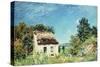 The Abandoned House; La Maison Abandonee, 1887-Alfred Sisley-Stretched Canvas