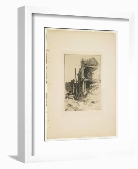 The Abandoned Mill, 1888-1889-John Henry Twachtman-Framed Giclee Print