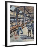The Abattoirs of Chicago 1907-Stefano Bianchetti-Framed Giclee Print