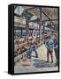 The Abattoirs of Chicago 1907-Stefano Bianchetti-Framed Stretched Canvas