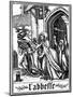 The Abbess Visited by Death, 1538-Hans Holbein the Younger-Mounted Giclee Print