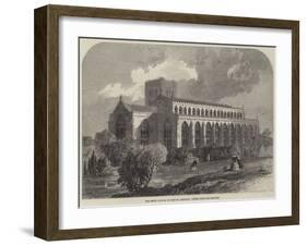 The Abbey Church of Bury St Edmunds, Viewed from the Gardens-Samuel Read-Framed Giclee Print