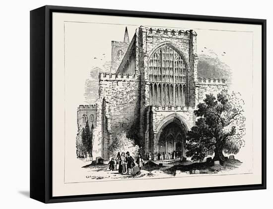 The Abbey of St. Albans-null-Framed Stretched Canvas