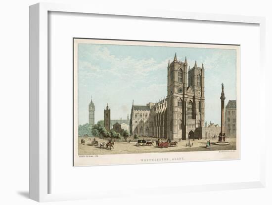 The Abbey on a Sunday-null-Framed Art Print