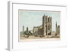 The Abbey on a Sunday-null-Framed Art Print