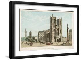 The Abbey on a Sunday-null-Framed Art Print