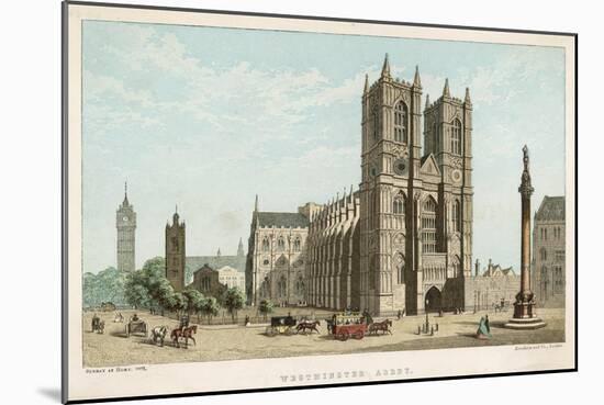 The Abbey on a Sunday-null-Mounted Art Print