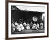 The Abbot and Monks of Kushan Monastery, C.1867-72-John Thomson-Framed Photographic Print