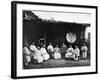 The Abbot and Monks of Kushan Monastery, C.1867-72-John Thomson-Framed Photographic Print