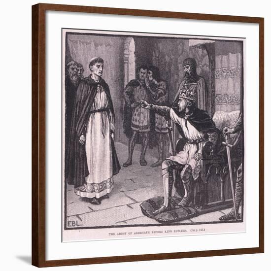 The Abbot of Arbroath before King Edward Ad 1296-null-Framed Giclee Print