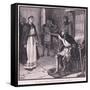 The Abbot of Arbroath before King Edward Ad 1296-null-Framed Stretched Canvas